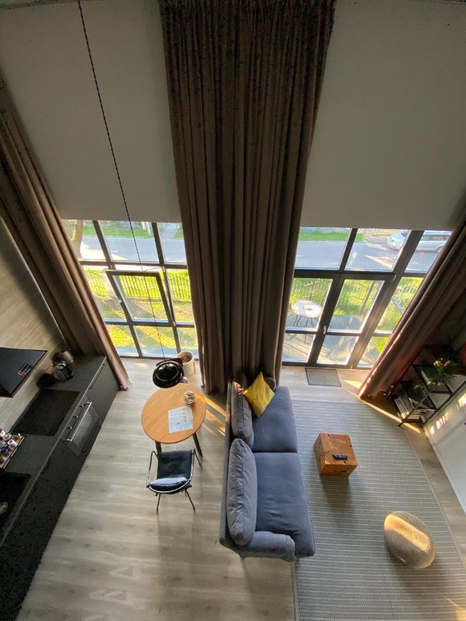 G - Owl Jazz -Modern Loft Type Apartment 18 With Big Roof Terrace And Free Private Parking Kaunas Ngoại thất bức ảnh